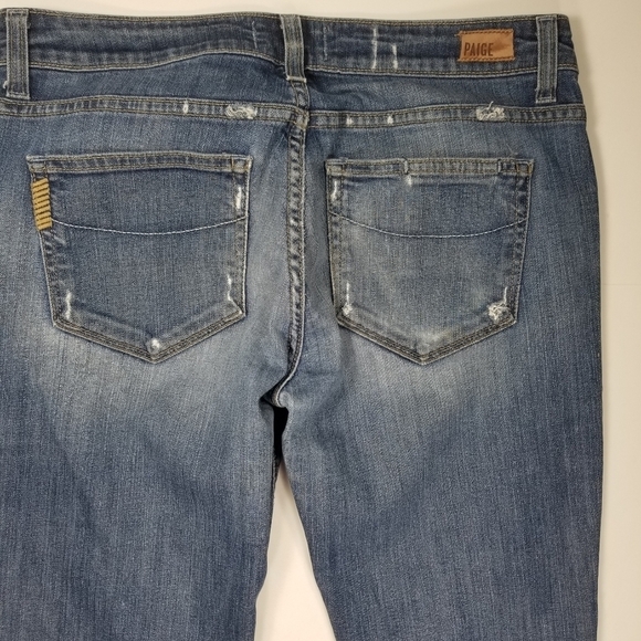 Paige Distressed Jimmy Jimmy Skinny Jean's 27 - Picture 6 of 12